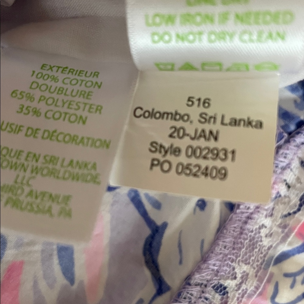 LILLY PULITZER Girls Little Lilly Classic Shift Dress Trunks in the Air Size 10 - Picture 13 of 13